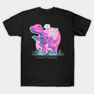 Love Machine T-Rex - Dinosaur T-Shirt